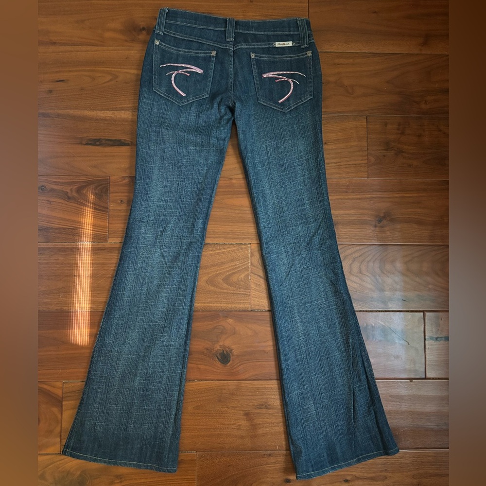 RARE Frankie B diamond studded denim jeans